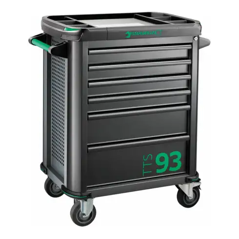 Chariot d'atelier Stahlwille Nombre de tiroirs 6 gris anthracite, RAL 7016