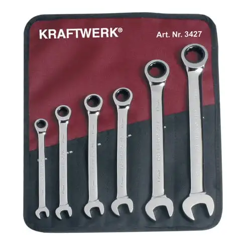 CK Jeu de clés à cliquet 6 pcs RT Kraftwerk