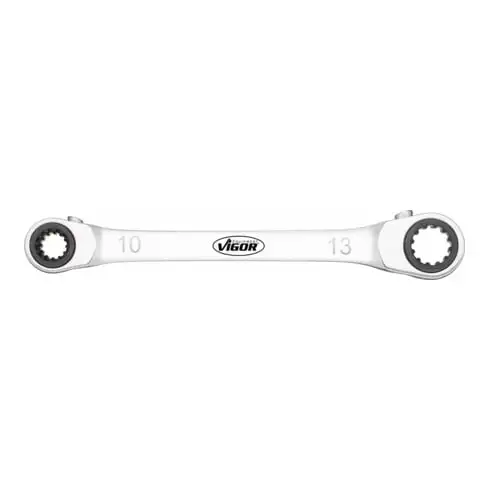 Clé polygonale double à cliquet V3607 8 x 12 · 10 x 13 VIGOR