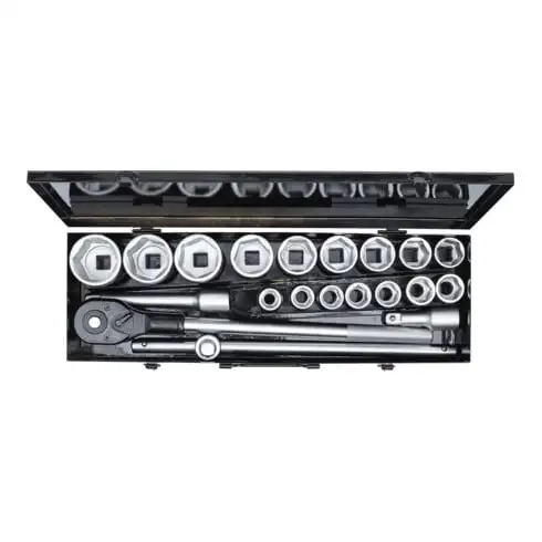 Coffret de douilles 20 mm (3/4") 19 - 50 mm 20 pièces BGS Do it yourself