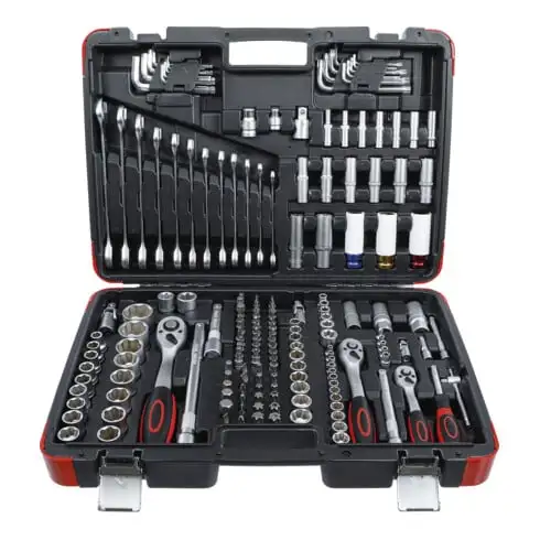 Coffret de douilles 6,3 mm (1/4") / 10 mm (3/8") / 12,5 mm (1/2") 176 pièces BGS Do it yourself