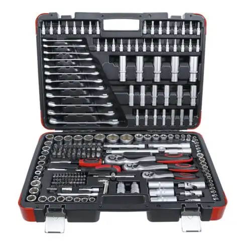 Coffret de douilles 6,3 mm (1/4") / 10 mm (3/8") / 12,5 mm (1/2") 216 pièces BGS Do it yourself