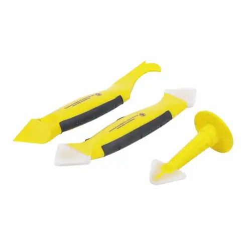 Décolleur de joint silicone et jeu de spatules 3 pièces BGS Do it yourself