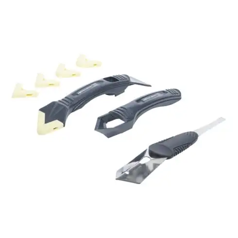 Décolleur de joint silicone et jeu de spatules 8 pièces BGS Do it yourself