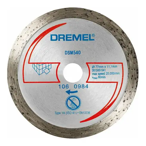 Dremel DSM20 Disque diamant pour la découpe de carreaux
