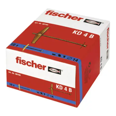 fischer Chevilles à ressort KD 4 B