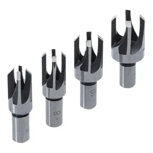 Foret de trou de goujon 6 - 8 - 10 - 13 mm | 4 pièces BGS Do it yourself