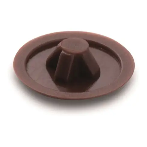 Cache-vis, Pozi-Drive, PZD-2, Ø12mm, RAL8007, brun fauve, 500 pcs.