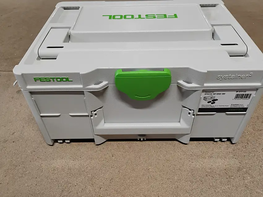 Festool - Systainer³ SYS3 M 187 avec calage batteries et chargeur 18V OFFERT PROMO 2025 - RE-CYCLE (ni repris, ni échangé, ni remboursé) - OCC-577133