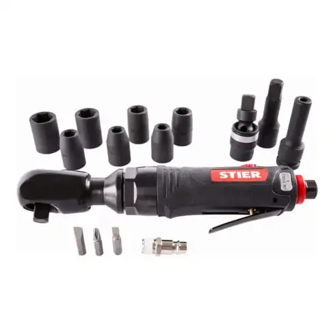 Jeu de 14 tournevis à cliquet multifonction STIER 33-1 1/2"