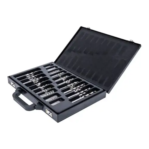 Jeu de 170 forets hélicoïdaux STIER Premium DIN 338 HSS-Co5