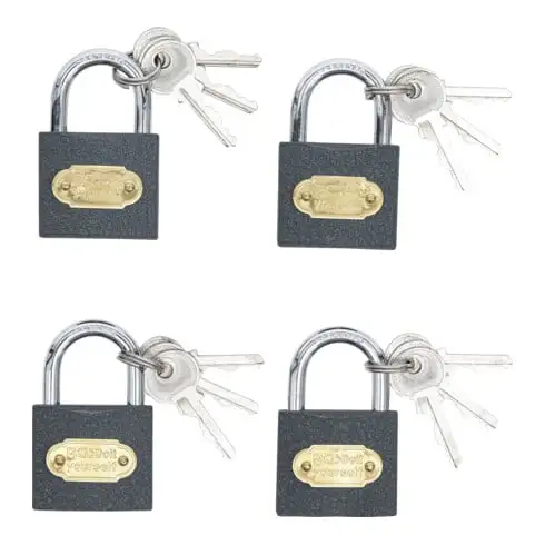 Jeu de cadenas verrouillage simultané type L 35 mm 4 pièces BGS Do it yourself