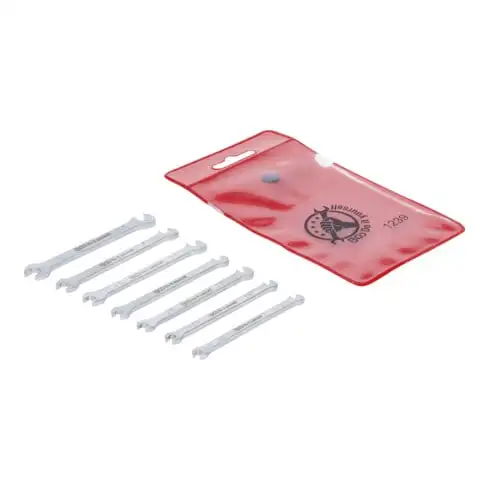 Jeu de clés plates doubles | exécution mini | 3 - 5,5 mm | 7 pièces BGS Do it yourself