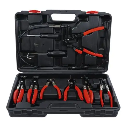 Jeu de pinces pour colliers 10 pièces BGS Do it yourself