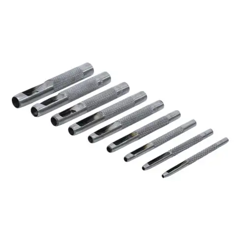 Jeu de poinçons 2,5 - 10 mm 9 pièces BGS Do it yourself