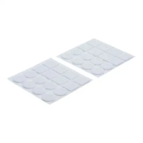 Jeu de protections antidérapants blanc 32 pièces BGS Do it yourself