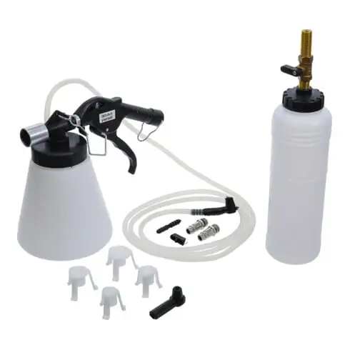 Jeu de purge de freins pneumatique 11 pièces BGS Do it yourself