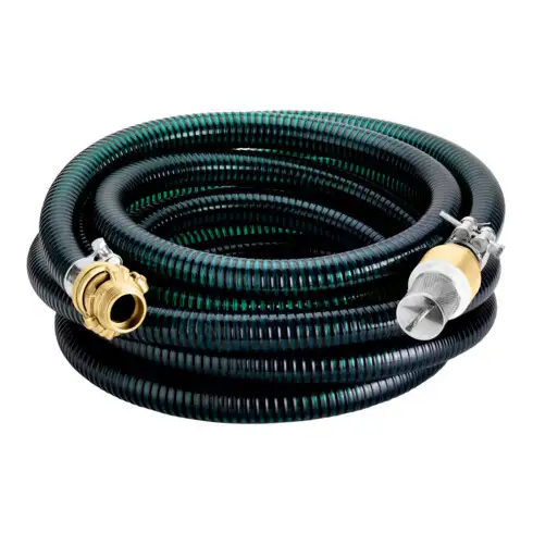 Jeu de tuyaux d'aspiration Metabo avec raccords en laiton 7 m, 1" (25 mm)