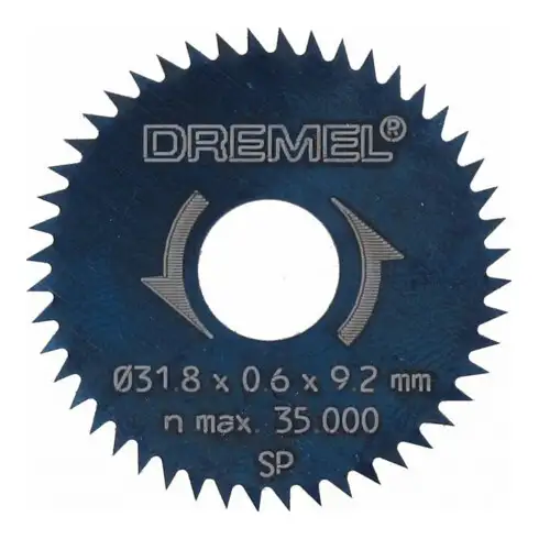 Lame de scie circulaire Dremel 546, 31,8 mm