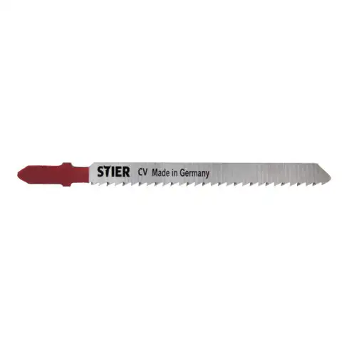 Lame de scie sauteuse STIER ST 75/2,5/1,45, bois, plastique pour coupes à angle droit