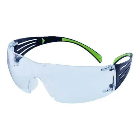 Lunettes de sécurité 3M Lecteur SecureFit-SF400 EN166 vert temple noir, verres transparents +2,50