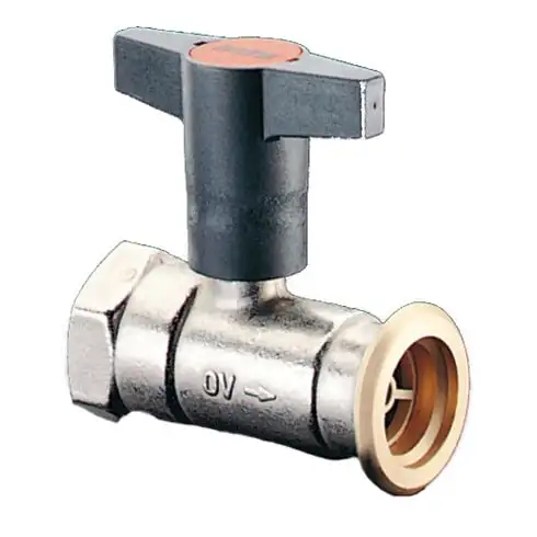 OV Robinet à boisseau sphérique de pompe Optibal P m m Robinet d'arrêt laiton DN 25 Rp 1xG 1/4