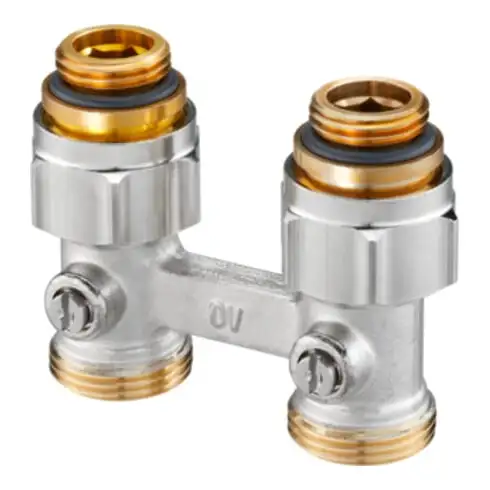 OV ZB Raccordement à vis d'arrêt 1/2AGx3/4AG Passage