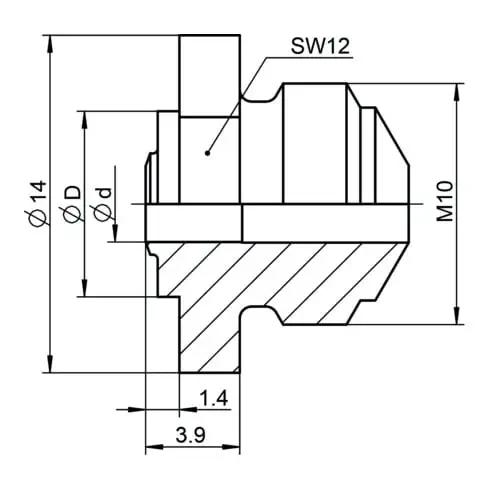 Pièce de rechange Gesipa embouchure 17/31 MB POWERBIRD