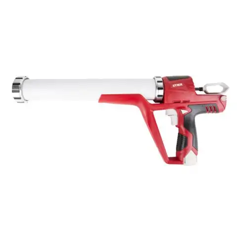 Pistolet à cartouches sans fil STIER Basic+ 3800N, avec 2 batteries 12 V / 1,5 Ah + chargeur + tube 400 ml