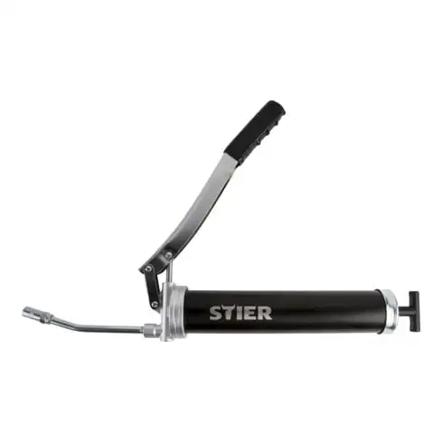 Pompe de graissage à levier STIER avec tube métallique