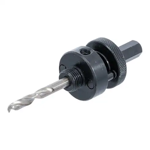 Réceptacle-support pour scies-cloches BGS avec foret de centrage