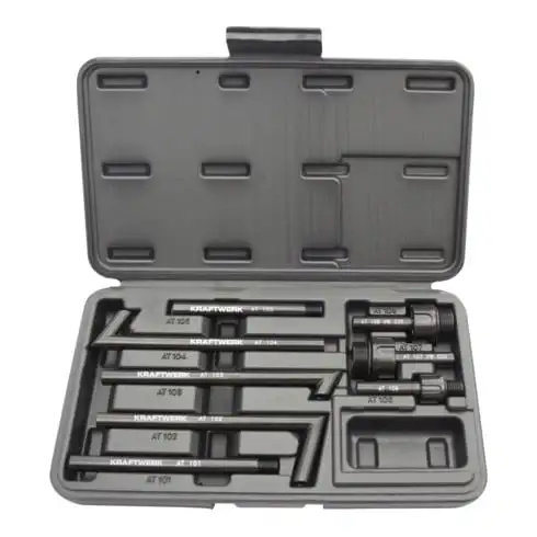 Remplisseur d'huile Kraftwerk 7,5 l avec 8 adaptateurs