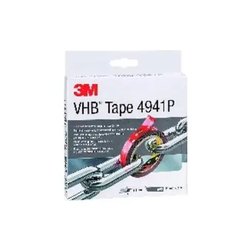Ruban adhésif 3M VHB Tape 4941F, rouleau de 19 mm x 3 m, gris