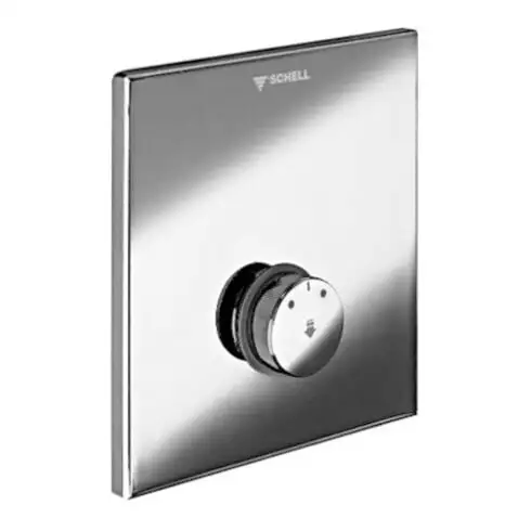 Schell douche murale encastrée LINUS type D-SC-M panneau frontal en acier inoxydable