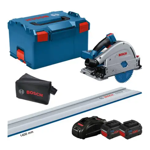 Scie plongeante sans fil Bosch BITURBO GKT 18V-52 GC