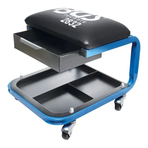 Siège d’atelier avec tiroir BGS