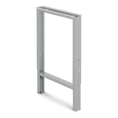 Socle d'établi Kraftwerk, réglable en hauteur, 600-950x630 mm, RAL 6011