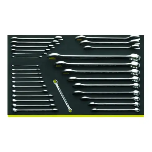 TCS 10+13+24/30 Clés en plateau TCS 30 pcs.