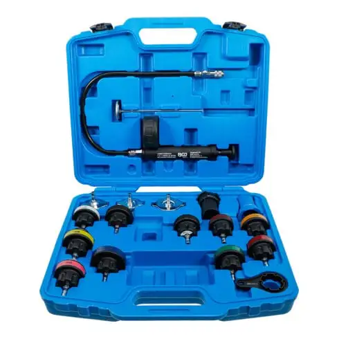 Testeur de circuit de refroidissement 18 pièces BGS