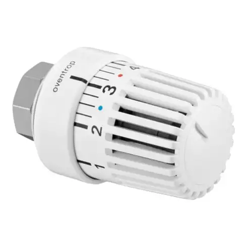 Tête thermostatique OV UNI LA avec sonde liquide blanche avec position zéro
