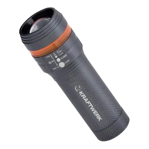 Torche en aluminium Kraftwerk avec fonction zoom