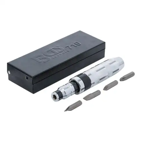 Tournevis impact avec embouts 5 pièces BGS