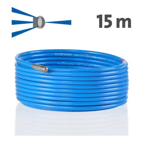 Tuyau de nettoyage de tuyaux Kränzle F-15 m (D12)