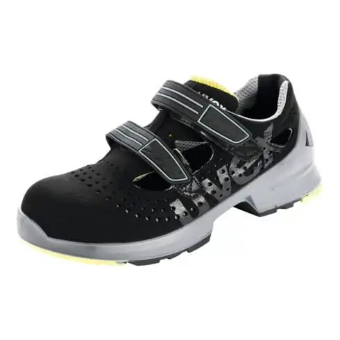 UVEX Sandales noires/jaunes uvex 1, S1, Pointure EU: 46