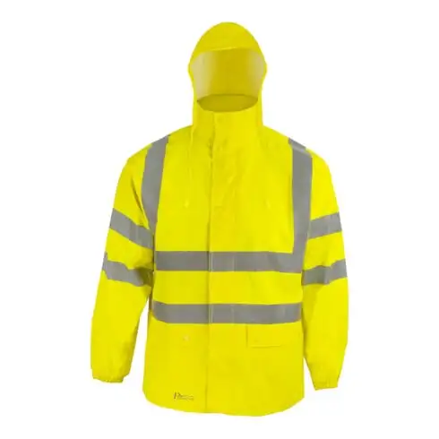 Veste de pluie de signalisation taille M jaune 100 % PES PREVENT