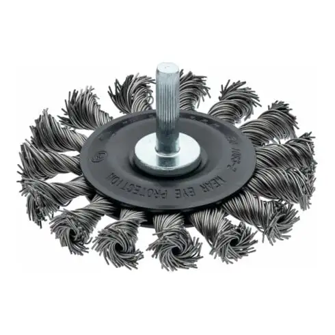 VIGOR Brosse circulaire tressée 75 mm V6806