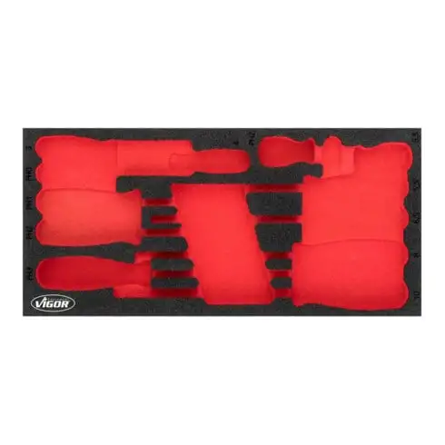 VIGOR Garniture en mousse souple vide V4989-L