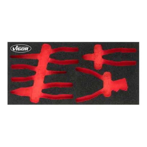 VIGOR Garniture en mousse souple vide V5015-L