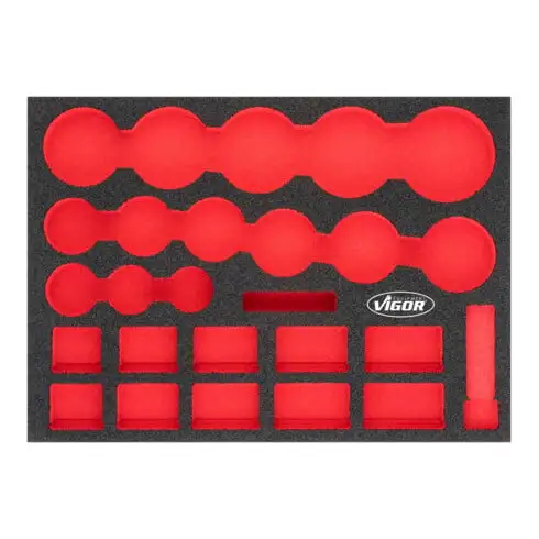 VIGOR Garniture en mousse souple vide V5066-L