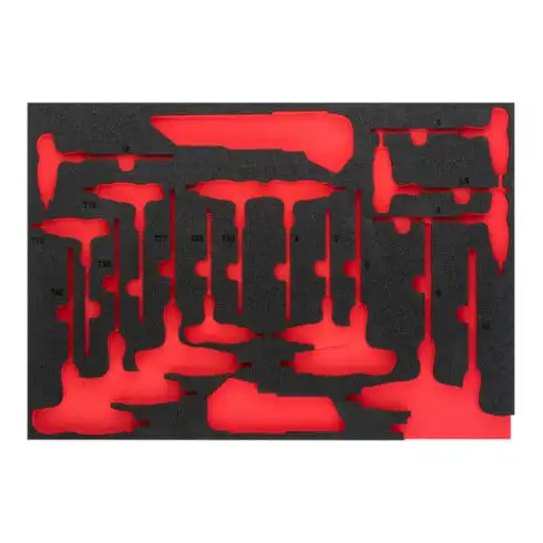 VIGOR Garniture en mousse souple vide V5175-L